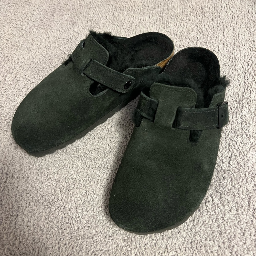 Birkenstock Boston clog Shearling/suede